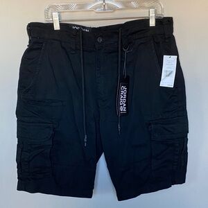 Jordan Craig Black Cargo Shorts